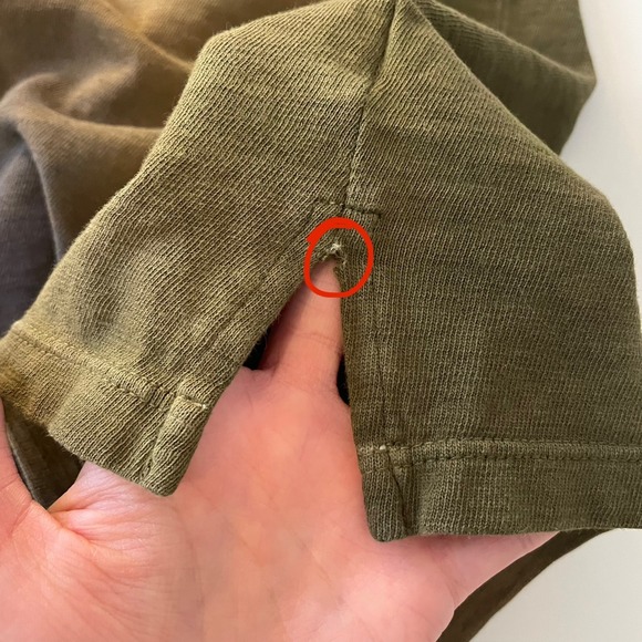 Cotton Citizen Mens L Tie Dye Long Sleeve Shirt Earth Tone USA Distressed READ - Picture 13 of 13